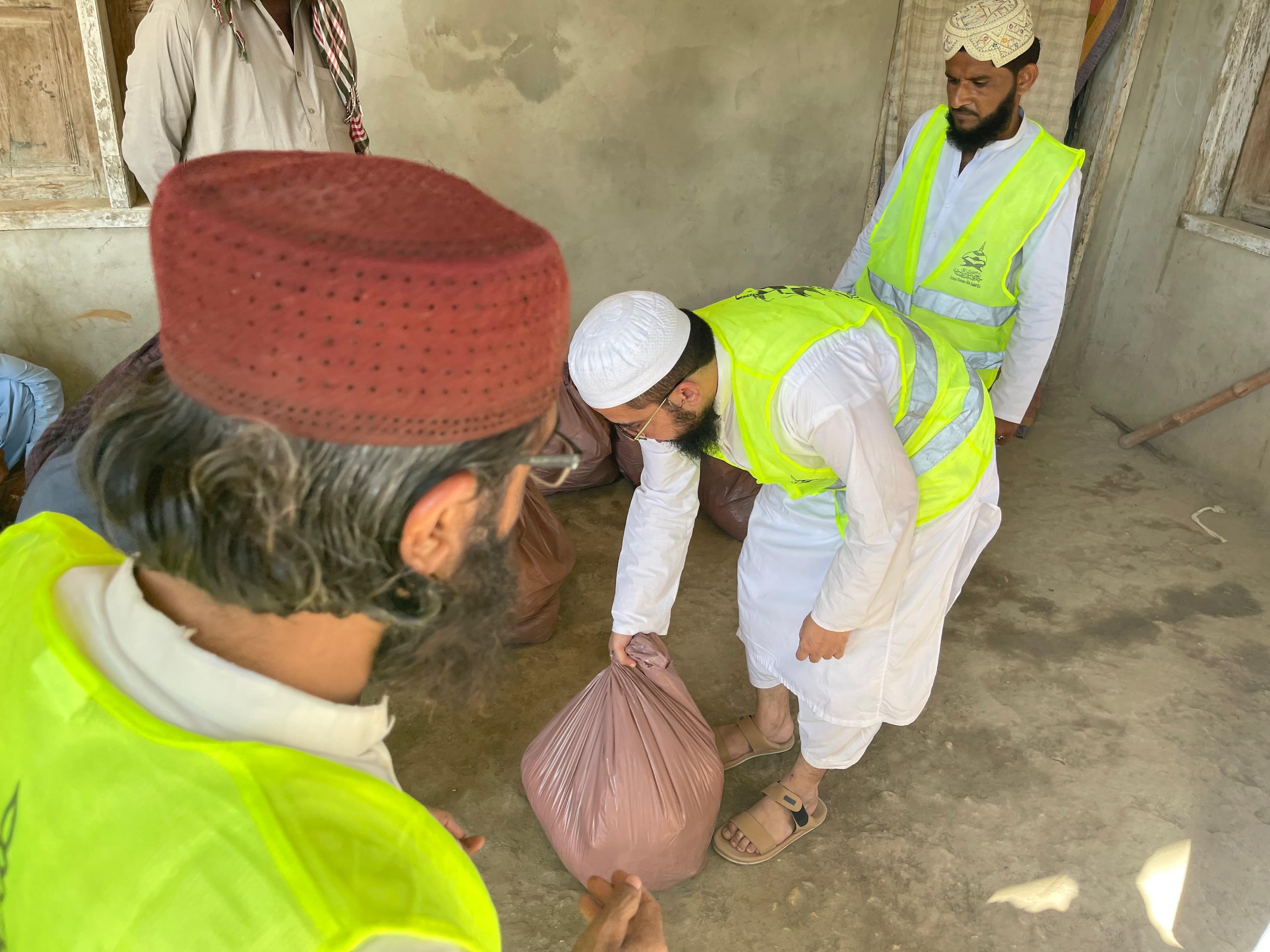 Helping the needy