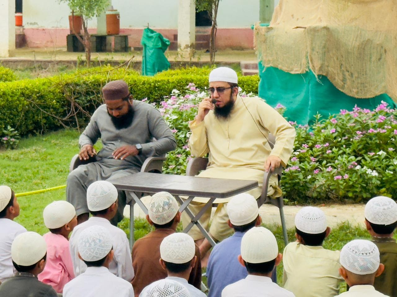 Mosque building progress
