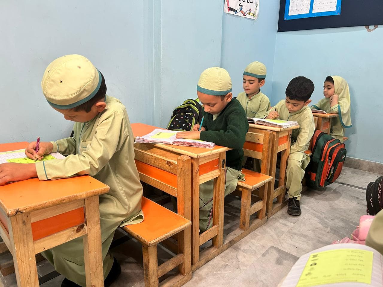 Students at school